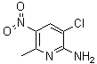 CAS # 56960-81-7, 3-Chloro-6-methyl-5-nitro-2-pyridinamine