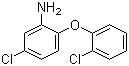 structure of CAS# 56966-48-4, 5-Chloro-2-(2-chlorophenoxy)aniline