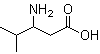 structure of CAS# 5699-54-7, 3-Amino-4-methylpentanoic acid