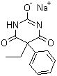structure of CAS# 57-30-7, Phenobarbital sodium