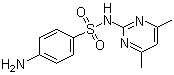 structure of CAS# 57-68-1, 磺胺二甲嘧啶