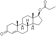 structure of CAS# 57-85-2, 丙酸睾丸素