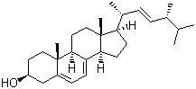 structure of CAS# 57-87-4, 麦角固醇