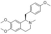 CAS # 5701-00-8, O-Methylarmepavine, (1R)-6,7-dimethoxy-1-[(4-methoxyphenyl)methyl]-2-methyl-3,4-dihydro-1H-isoquinoline