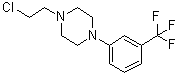CAS 登录号：57061-71-9, 1-(2-氯乙基)-4-[3-(三氟甲基)苯基]哌嗪