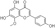 structure of CAS# 57096-02-3, 4'-Hydroxywogonin
