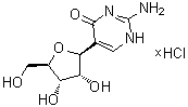 CAS # 57100-20-6, 2-Amino-5-beta-D-ribofuranosyl-4(1H)-pyrimidinone hydrochloride