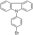 structure of CAS# 57102-42-8, 9-(4-Bromophenyl)carbazole