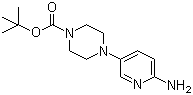 structure of CAS# 571188-59-5, tert-Butyl 4-(6-aminopyridin-3-yl)piperazine-1-carboxylate