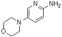 structure of CAS# 571189-78-1, 5-(Morpholin-4-yl)pyridin-2-amine