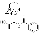 structure of CAS# 5714-73-8, Methenamine hippurate