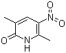 structure of CAS# 57179-69-8, 3,6-Dimethyl-5-nitro-2(1H)-pyridinone