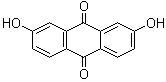 structure of CAS# 572-93-0, 2,7-二羟基-9,10-蒽醌