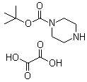 structure of CAS# 57260-72-7, 1-哌嗪甲酸叔丁酯草酸盐