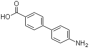 structure of CAS# 5730-78-9, 4'-Amino-4-biphenylcarboxylic acid