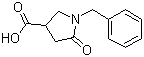 structure of CAS# 5733-86-8, 1-苄基-5-氧代吡咯烷-3-甲酸