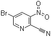structure of CAS# 573675-25-9, 5-溴-2-氰基-3-硝基吡啶