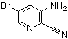 structure of CAS# 573675-27-1, 3-Amino-5-bromopyridine-2-carbonitrile