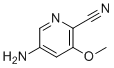 structure of CAS# 573762-39-7, 5-Amino-3-methoxypicolinonitrile