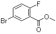 structure of CAS# 57381-59-6, 5-Bromo-2-fluorobenzoic acid methyl ester