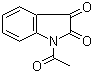 CAS # 574-17-4, 1-Acetyl-1H-indole-2,3-dione, 1-Acetyl-2,3-indolinedione, N-Acetylisatin