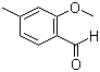 structure of CAS# 57415-35-7, 4-甲基-2-甲氧基苯甲醛