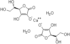 structure of CAS# 5743-28-2, 抗坏血酸钙
