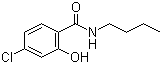 CAS # 575-74-6, Buclosamide, N-Butyl-4-chloro-2-hydroxybenzamide