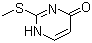 structure of CAS# 5751-20-2, 2-Methylthio-4-pyrimidinol