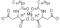 CAS # 57522-57-3, (T-4)-Bis[N-(1-oxododecyl)-L-aspartato(2-)-N,O1]magnesate(2-) dihydrogen