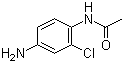 structure of CAS# 57556-49-7, N-(4-氨基-2-氯苯基)乙酰胺