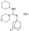 CAS 登录号：57568-80-6, N'-[1-金刚烷基]-N-环己基-4-吗啉甲脒盐酸盐