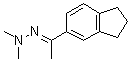 CAS # 5758-13-4, 1-(2,3-Dihydro-1H-inden-5-yl)ethanone 2,2-dimethylhydrazone, NSC 155383