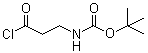 CAS # 57591-79-4, N-tert-Butoxycarbonyl-beta-alanyl chloride, (3-chloro-3-oxopropyl)-Carbamic acid 1,1-dimethylethyl ester