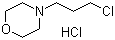 structure of CAS# 57616-74-7, 4-(3-Chloropropyl)morpholine hydrochloride