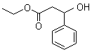 CAS # 5764-85-2, Ethyl 3-hydroxy-3-phenylpropanoate, (��)-3-Hydroxy-3-phenylpropionic acid ethyl ester, 3-Hydroxy-3-phenylpropionic acid ethyl ester