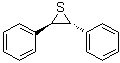 CAS # 57694-36-7, trans-2,3-Diphenylthiirane, rel-(2R,3R)-2,3-Diphenylthiirane, NSC 72319, trans-Stilbene episulfide, trans-Stilbene sulfide