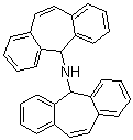 structure of CAS# 57705-01-8, Bis(5H-dibenzo[a,d]cyclohepten-5-yl)amine