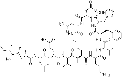CAS # 57762-79-5, Bacitracin B1a, Bacitracin B1a (Siegel et al.), Bacitracin B2 (Ikai et al.)