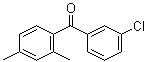 CAS # 57800-68-7, 3'-Chloro-2,4-dimethylbenzophenone, NSC 62530