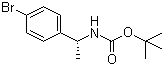 structure of CAS# 578729-21-2, [(1R)-1-(4-溴苯基)乙基]氨基甲酸叔丁酯