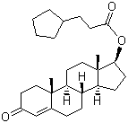 structure of CAS# 58-20-8, Testosterone cypionate