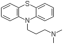 CAS 登录号：58-40-2, 丙嗪, N,N-二甲基-3-(10H-吩噻嗪-10-基)丙-1-胺