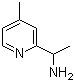 structure of CAS# 58088-63-4, 1-(4-甲基-2-吡啶基)乙胺