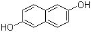 structure of CAS# 581-43-1, 2,6-萘二酚