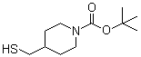 structure of CAS# 581060-27-7, 4-(巯基甲基)-1-哌啶甲酸叔丁酯