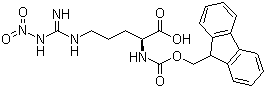 structure of CAS# 58111-94-7, N-芴甲氧羰基-N'-硝基-L-精氨酸