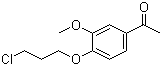 CAS # 58113-30-7, 1-[4-(3-Chloropropoxy)-3-methoxyphenyl]ethanone