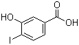 3-Hydroxy-4-iodobenzoic acid molecular structure (CAS 58123-77-6)