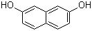 structure of CAS# 582-17-2, 2,7-Dihydroxynaphthalene